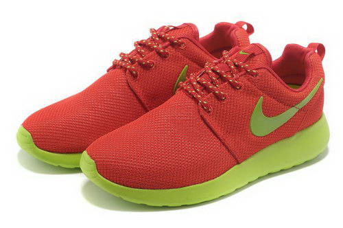 Womens Nike Roshe Run Red Green Clearance